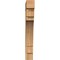 Ekena Millwork Merced Block Rough Sawn Bracket, Western Red Cedar, 6"W x 34"D x 46"H BKT06X34X46MRC05RWR - alternate 4